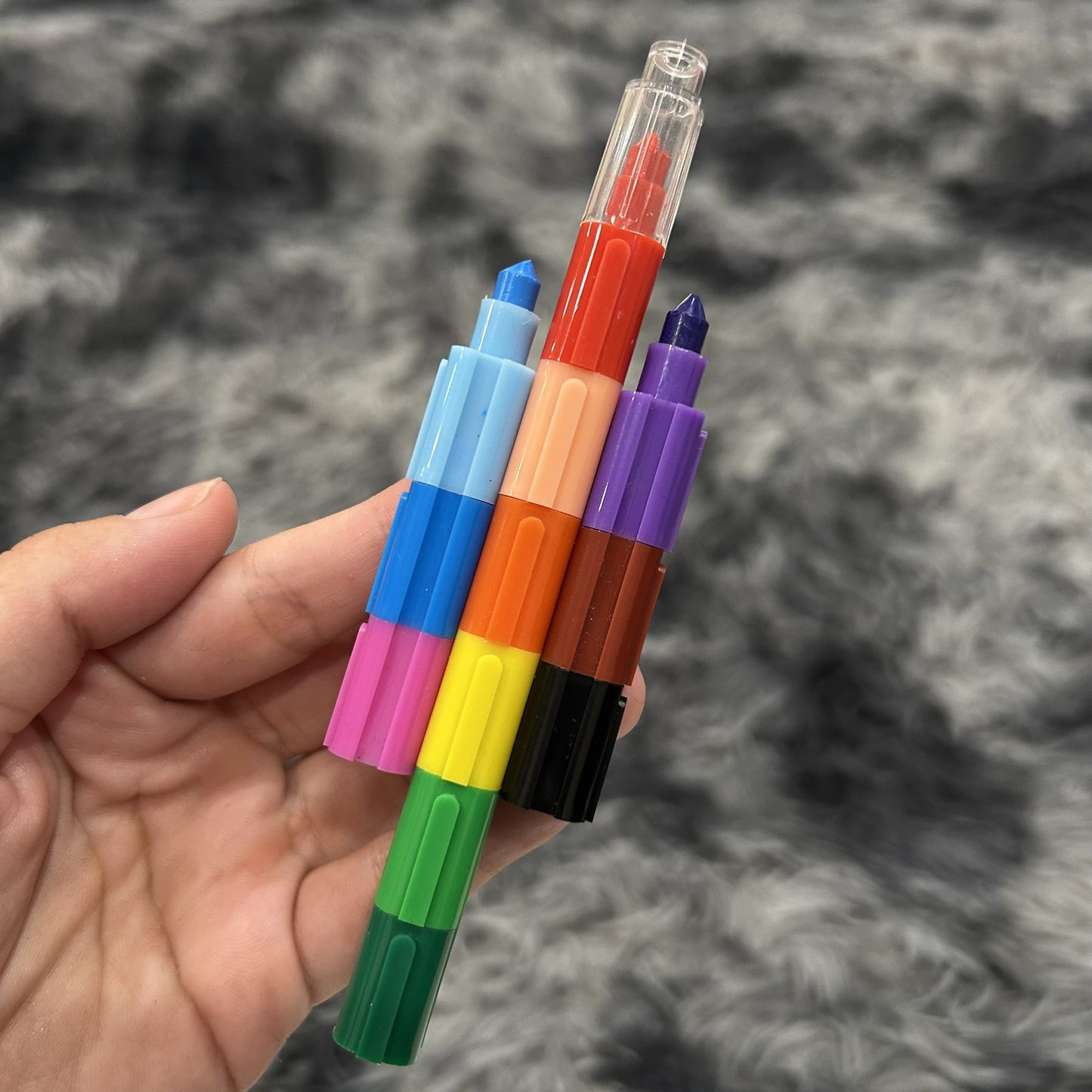 12 Colour Interchangable Crayon