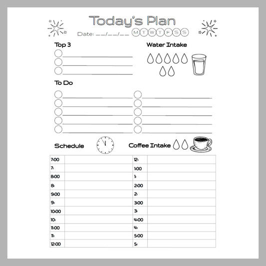 A5 Daily Planner - Digital PDF