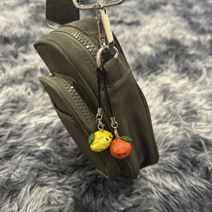 Kawaii Lemon & Orange Magnetic Clay Charms