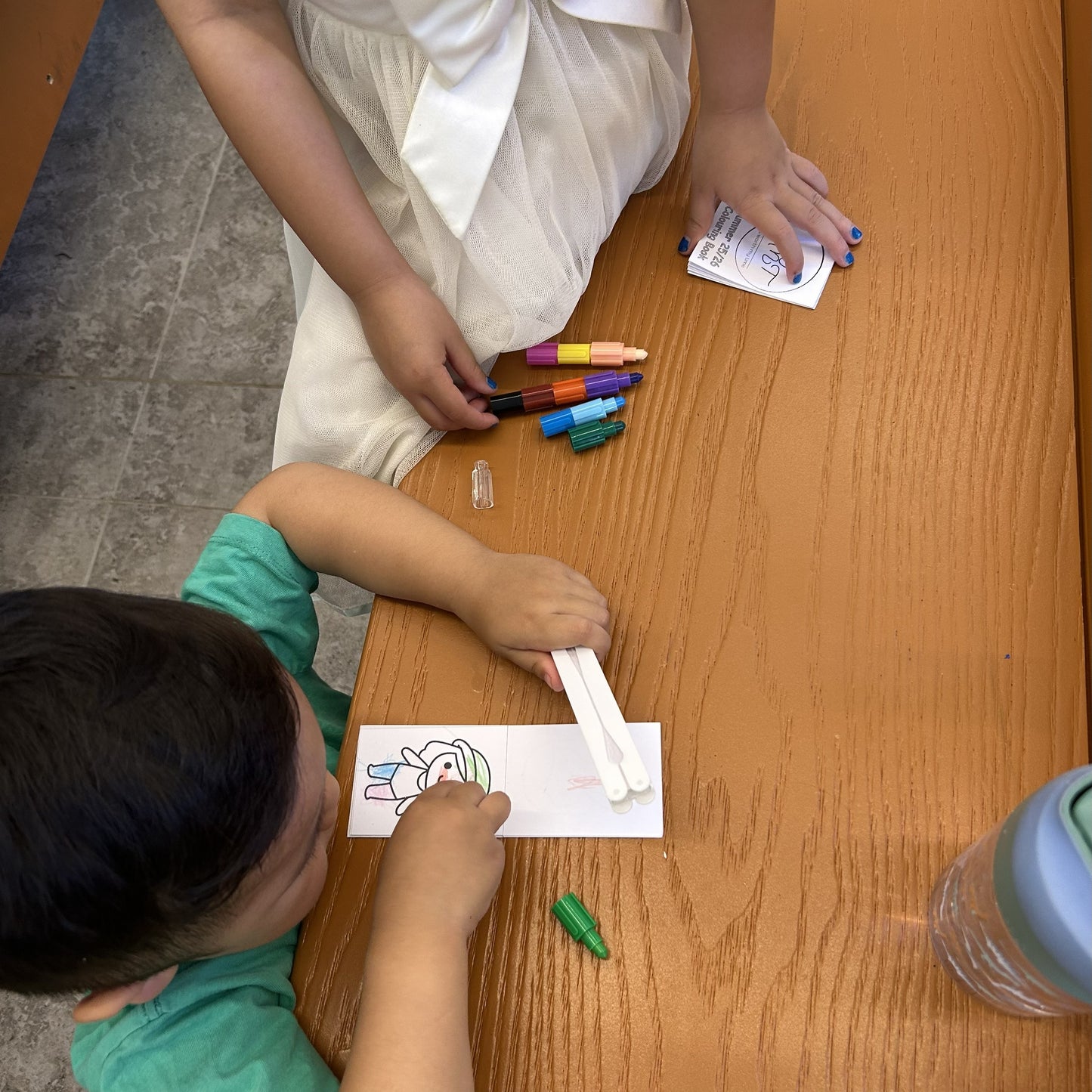 Chibi Kawaii Summer Mini Colouring Book - Handmade Calm Craft